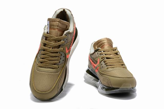 Nike Air Max 720 OBJ Olive Orange Men's Running Shoes;